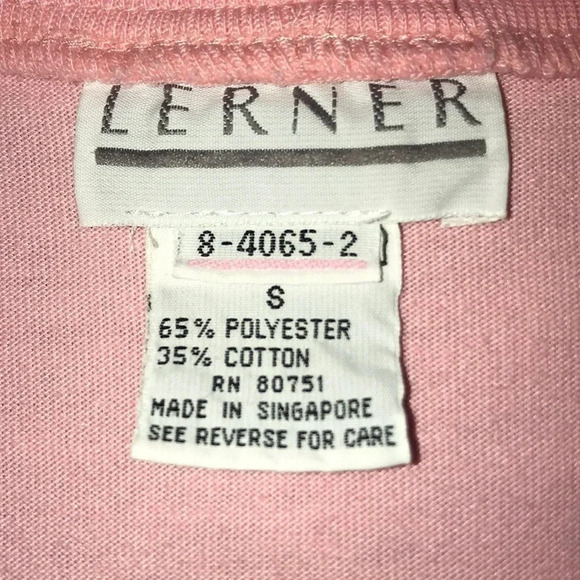 LERNER cardigan tunic length 2 pockets button up vintage 80’s size S - Picture 3 of 7